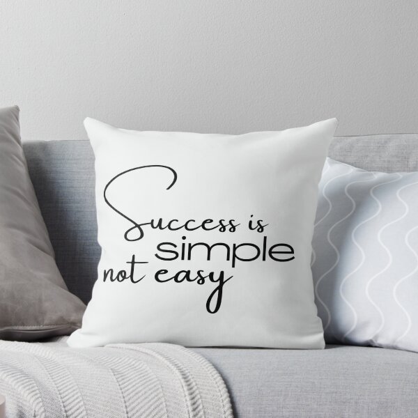 Item preview, Success Is Simple Not Easy designed and sold by micasata.