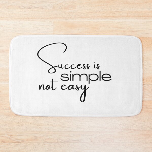 Item preview, Success Is Simple Not Easy designed and sold by micasata.