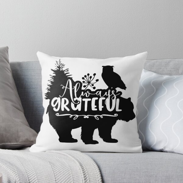 Item preview, Beautiful bear and owl shape, Always grateful, Hiking designed and sold by CBNetwork.
