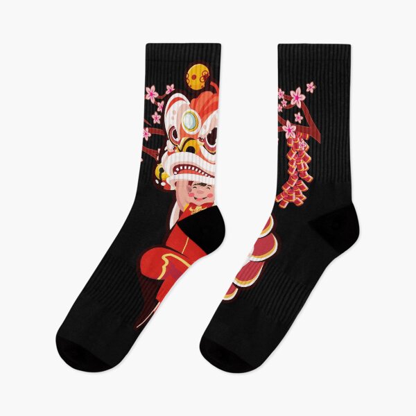 Item preview, Lion Dance Head Festival Happy Chinese New Year designed and sold by johnta17.