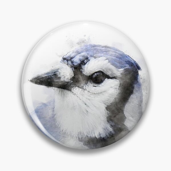 Artikelvorschau, Blue Jay-Aquarell-Grafik entworfen und verkauft von Typeglyphs.