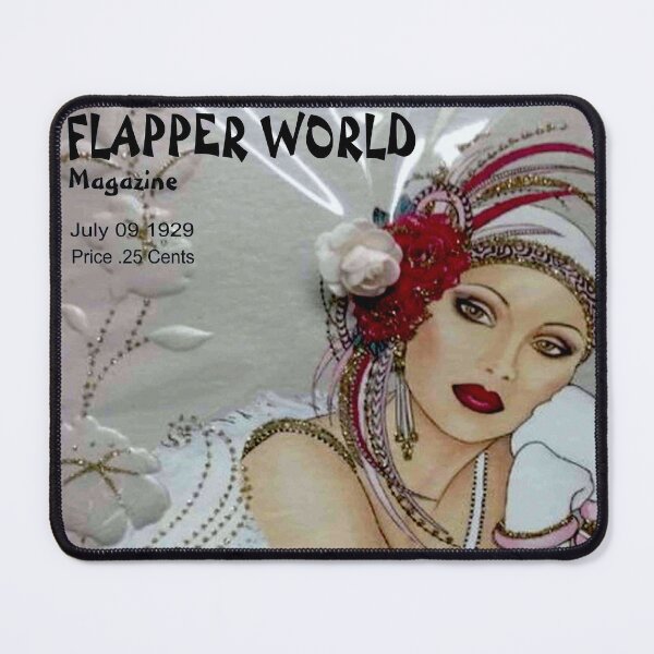 Item preview, FLAPPER WORLD : Vintage 1929 Fashion Magazine Advertising Print designed and sold by posterbobs.