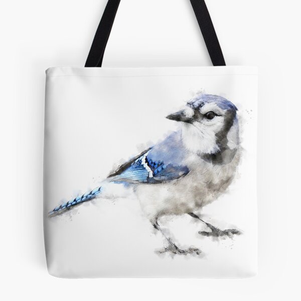 Artikelvorschau, Blue Jay-Aquarell-Grafik entworfen und verkauft von Typeglyphs.