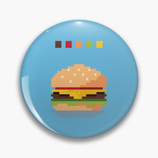 Item preview, pixel burger designed and sold by frangipanms.