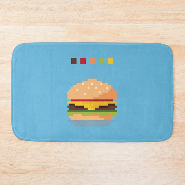 Item preview, pixel burger designed and sold by frangipanms.