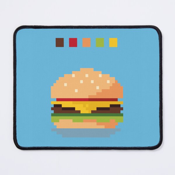 Item preview, pixel burger designed and sold by frangipanms.