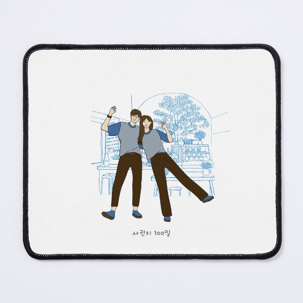 Item preview, Cute Korean Couples Sweet Romantic 사귄지 100일 Love Oppa 오빠 designed and sold by OakTreeDesign.