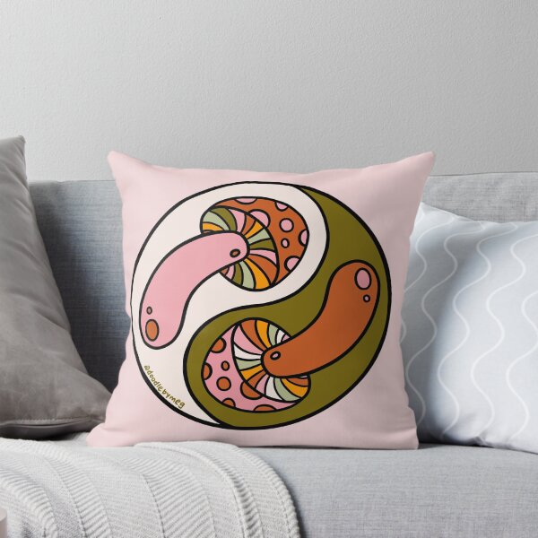 Item preview, Mushroom Yin Yang designed and sold by doodlebymeg.