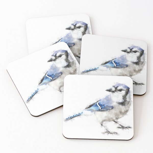 Item preview, Blue Jay Watercolour Artwork  designed and sold by Typeglyphs.