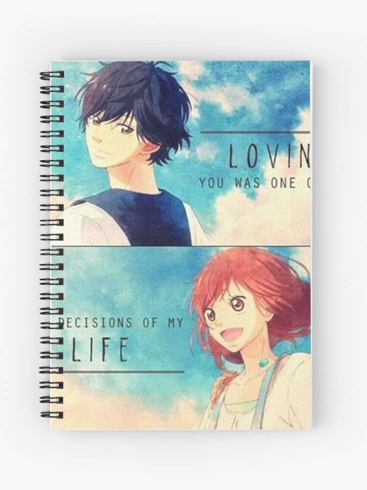 Ao Haru Ride Blue Spring Ride Spiral Notebook for Sale by NormaBrown1