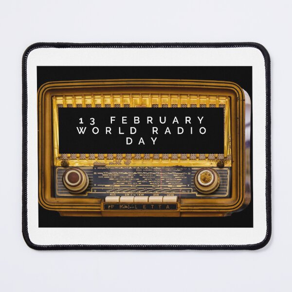 Item preview, World Radio Day, 13 February. designed and sold by TheNatureTalent.