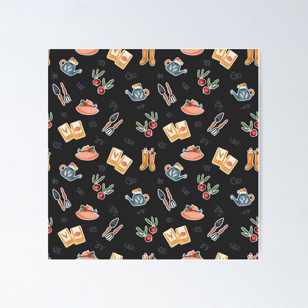 Item preview, Gardening essentials seamless pattern #1 designed and sold by tamongg14.
