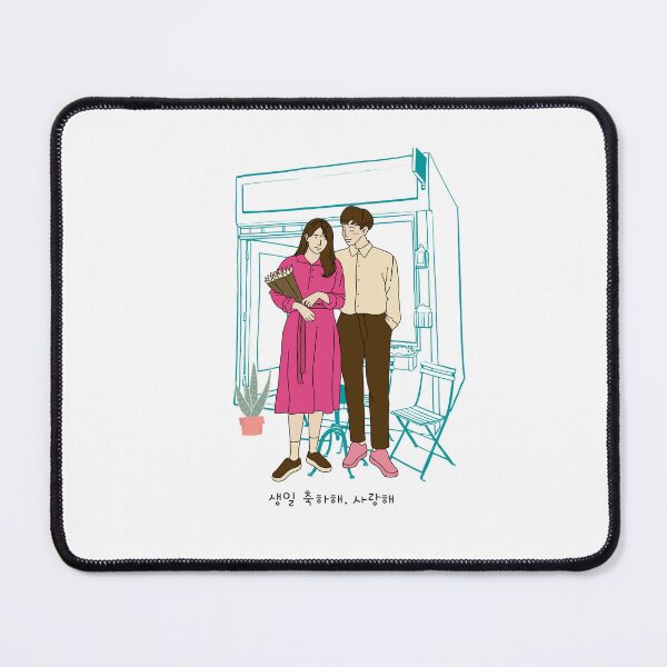 Item preview, Cute Korean Couples Sweet Romantic 생일 축하해, 사랑해 Oppa 오빠 designed and sold by OakTreeDesign.