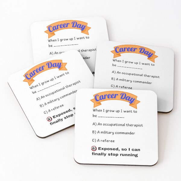 Item preview, Career Day – Want to Be NOTICED! designed and sold by Ferocious-Pear.