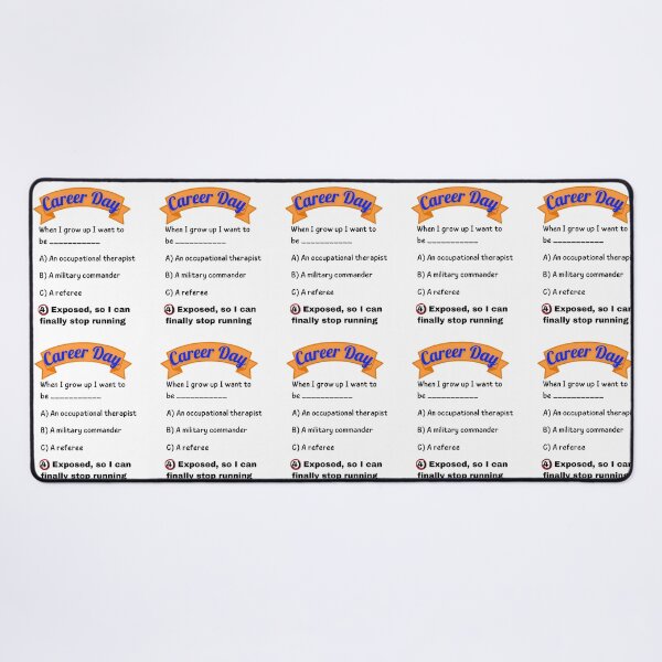 Item preview, Career Day – Want to Be NOTICED! designed and sold by Ferocious-Pear.