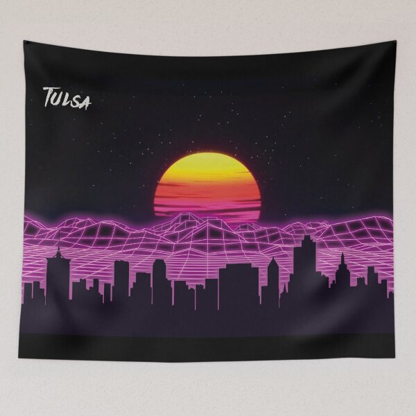 Item preview, Tulsa Skyline Neon Nights designed and sold by DFerraz.