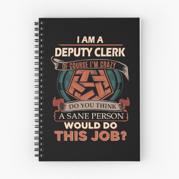 Item preview, Deputy Clerk T Shirt - Sane Person Job Gift Item Tee designed and sold by vonnie38uo.