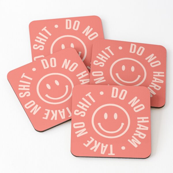 Item preview, Do no harm, take no shit - pink designed and sold by monsteramadness.