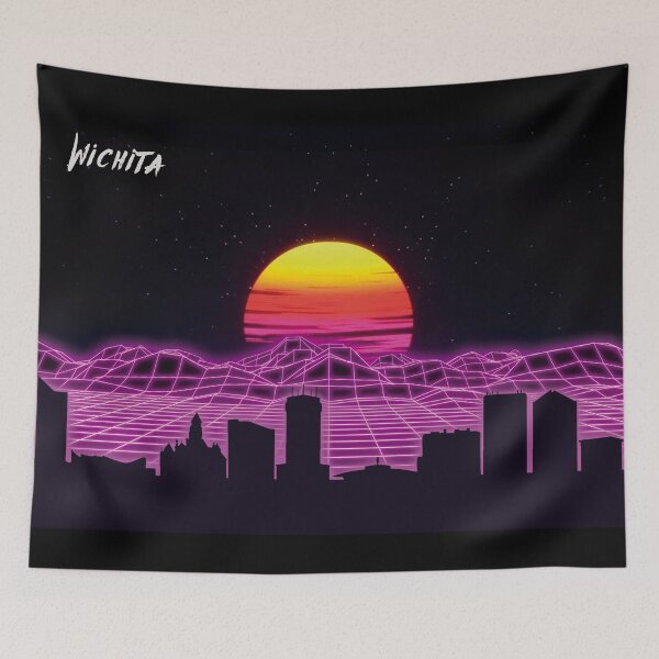 Item preview, Wichita Skyline Neon Nights designed and sold by DFerraz.