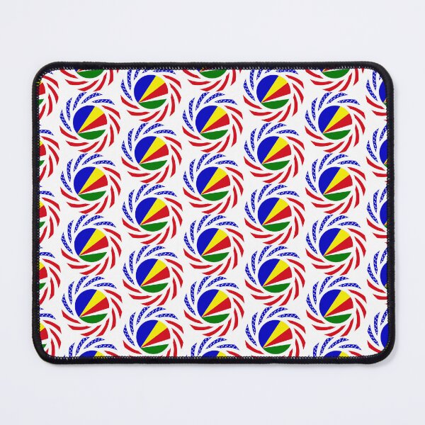 Item preview, Seychellois American Multinational Patriot Flag Series designed and sold by Carbon-Fibre Media.