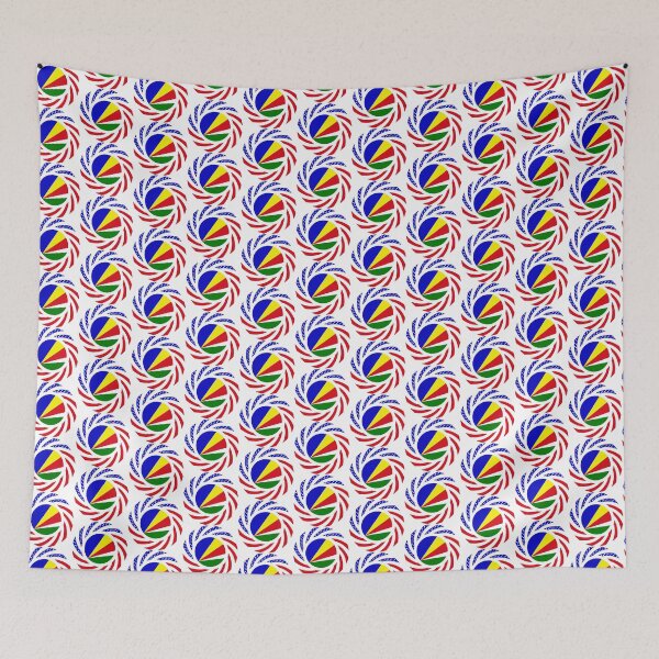 Item preview, Seychellois American Multinational Patriot Flag Series designed and sold by Carbon-Fibre Media.