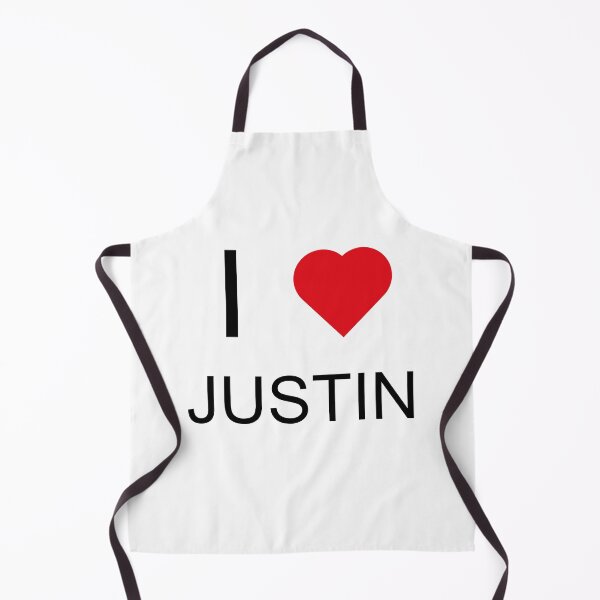 Item preview, I Love Justin - Heart designed and sold by brewprints.