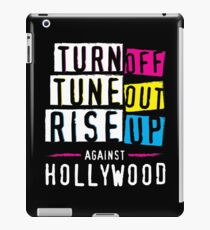 Rise Up Against Hollywood Elitism iPad Case/Skin