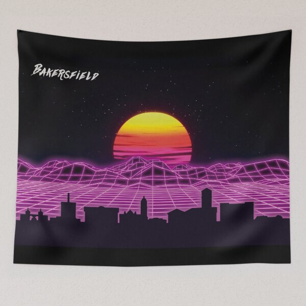 Item preview, Bakersfield Skyline Neon Nights designed and sold by DFerraz.
