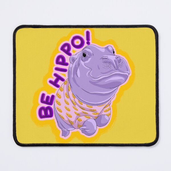 Item preview, Be Hippo, be happy! designed and sold by undersideland.