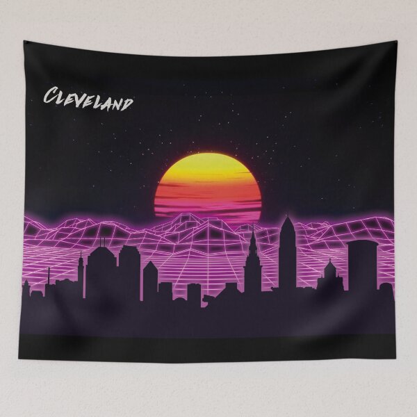 Item preview, Cleveland Skyline Neon Nights designed and sold by DFerraz.