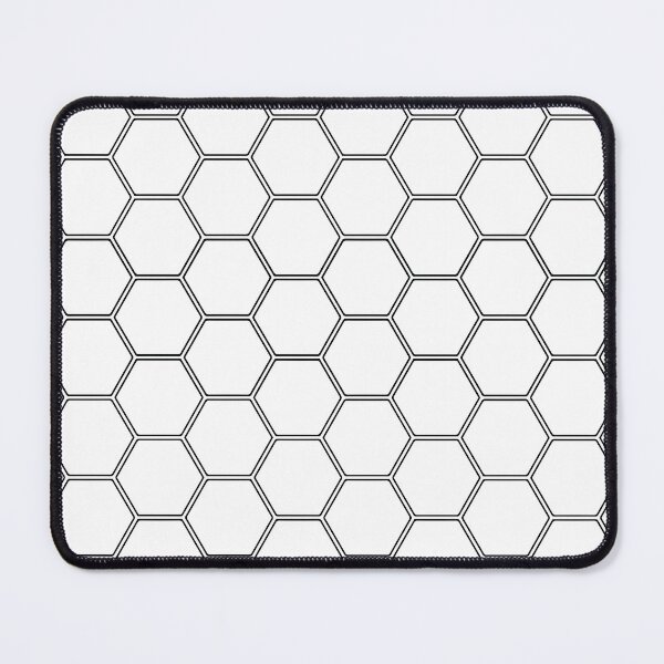 Item preview, Geometric Honeycomb Pattern - Black #378 designed and sold by Natural Collective.