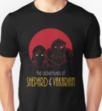 Abenteuer von FemShep und Vakarian Slim Fit T-Shirt