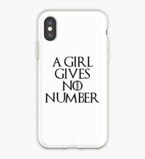 A girl... iPhone Case