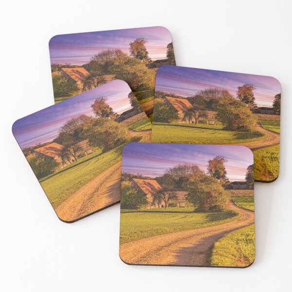 Item preview, Romantic Farm lane Landscape - Nature scenery designed and sold by S Quinn.
