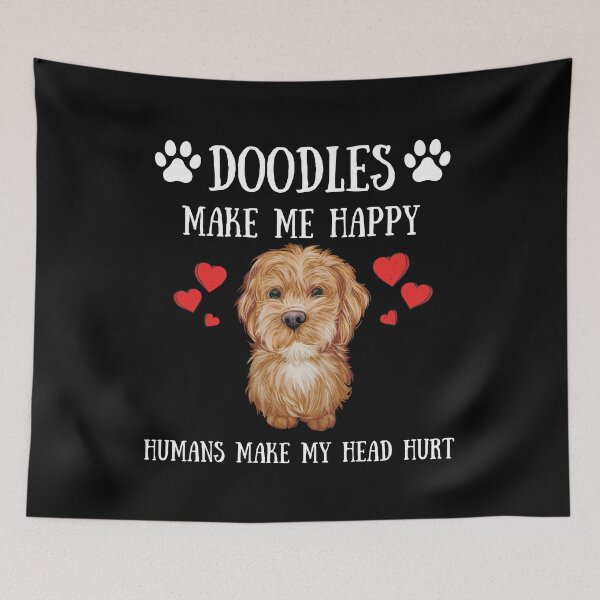 Item preview, GoldenDoodles Make Me Happy designed and sold by Dunncredible.