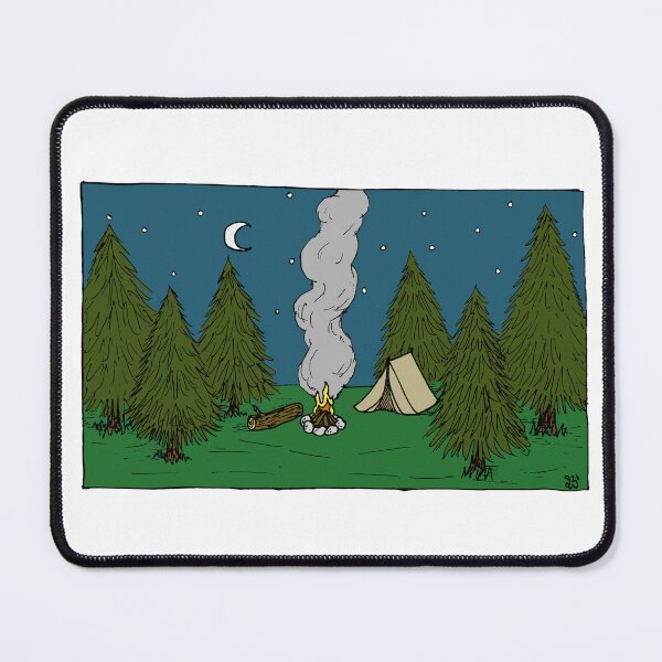 Item preview, Campground Scene designed and sold by Sweeter Than  Honey Designs.