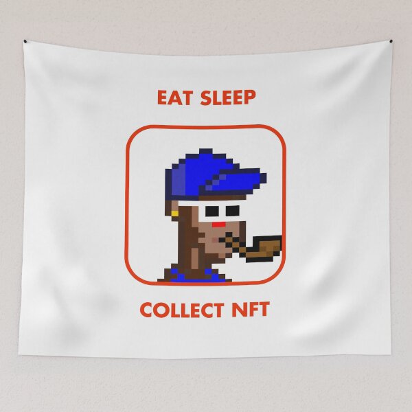 Item preview, Eat Sleep Collect NFT Monkey #38 designed and sold by patricklevar.