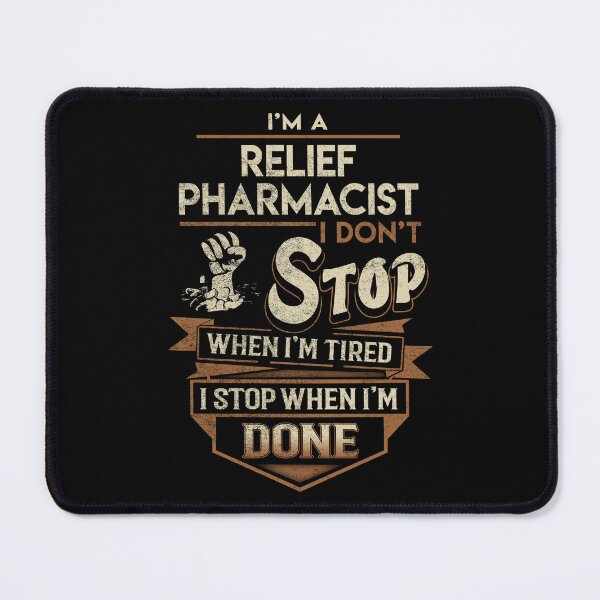 Item preview, Relief Pharmacist T Shirt - I Stop When Done Job Gift Item Tee designed and sold by paneczkopat.
