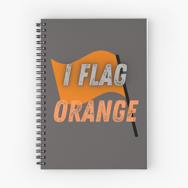 Artikelvorschau, Ich kennzeichne orange Grafikdesign-T - Shirt entworfen und verkauft von DaddyKoti.