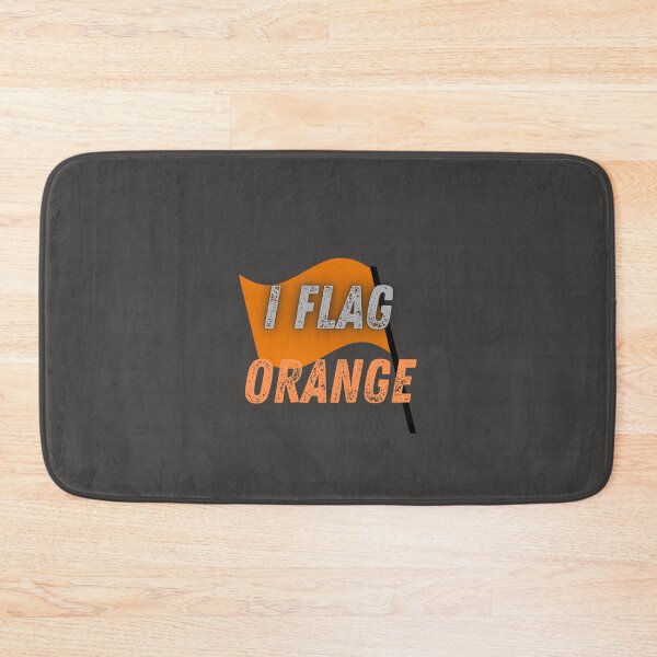 Item preview, I Flag Orange Graphic Design T-Shirt designed and sold by DaddyKoti.
