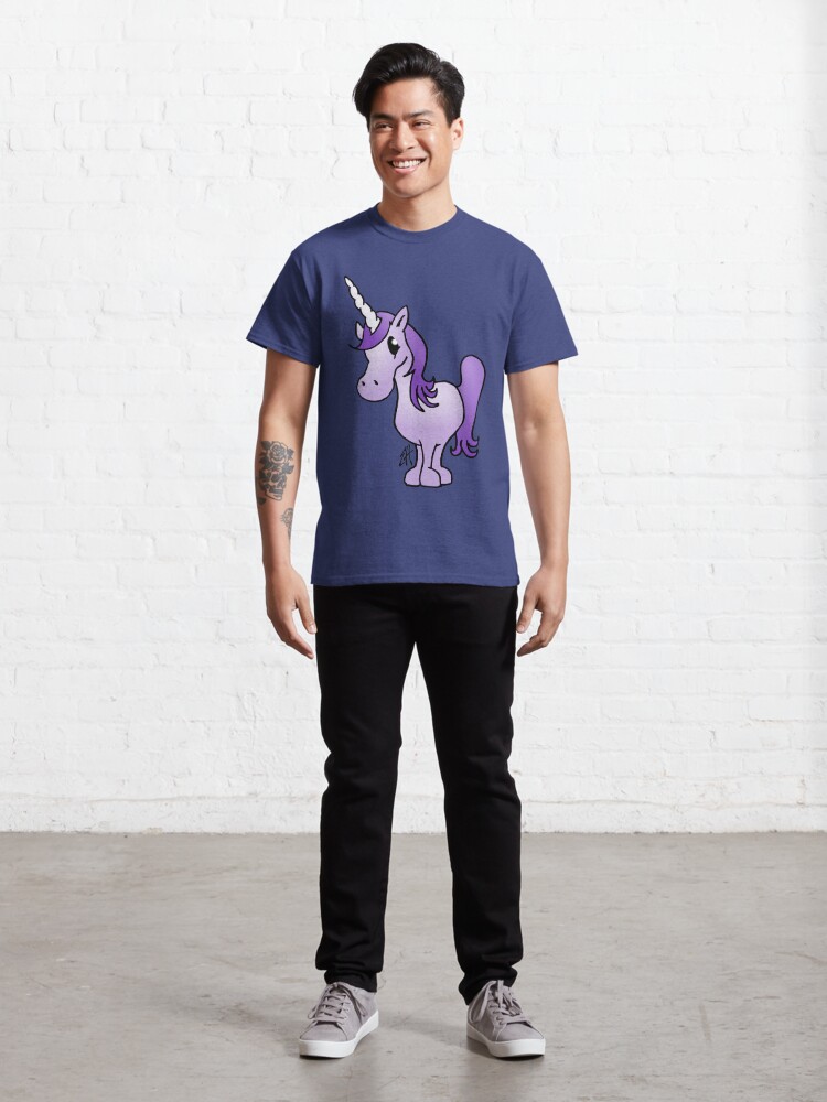 Alternate view of Purple Unicorn Classic T-Shirt