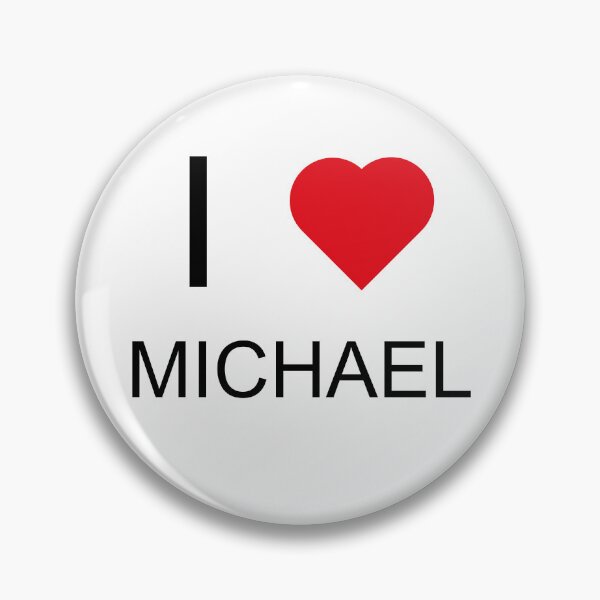 Item preview, I Love Michael - Heart designed and sold by brewprints.