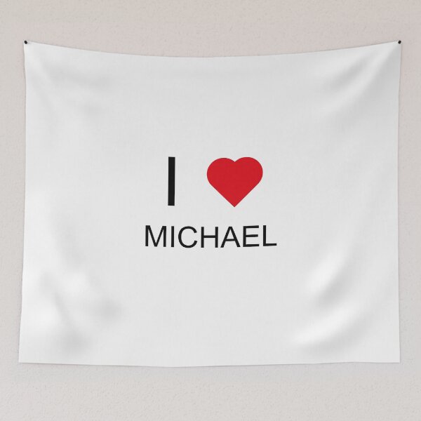 Item preview, I Love Michael - Heart designed and sold by brewprints.