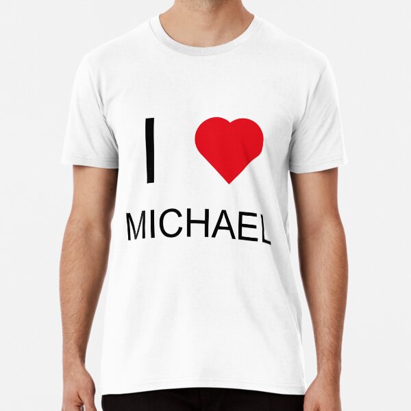 Item preview, I Love Michael - Heart designed and sold by brewprints.