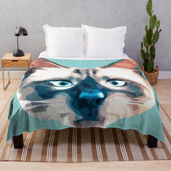 Item preview, Siamese Cat - Cute Cat Pop Art - WPAP designed and sold by inkandmoth.