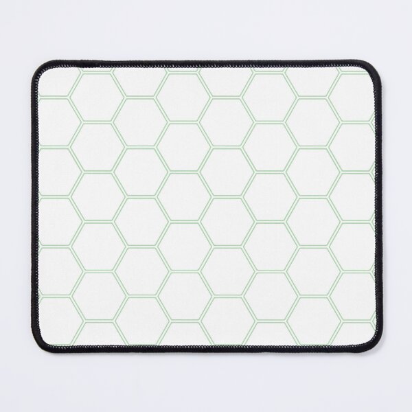 Item preview, Geometric Honeycomb Pattern - Mint Green #192 designed and sold by Natural Collective.