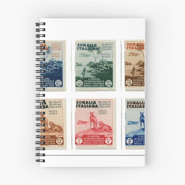 Item preview, Somalia Air Post Stamps 1934 designed and sold by VintageSomalia.