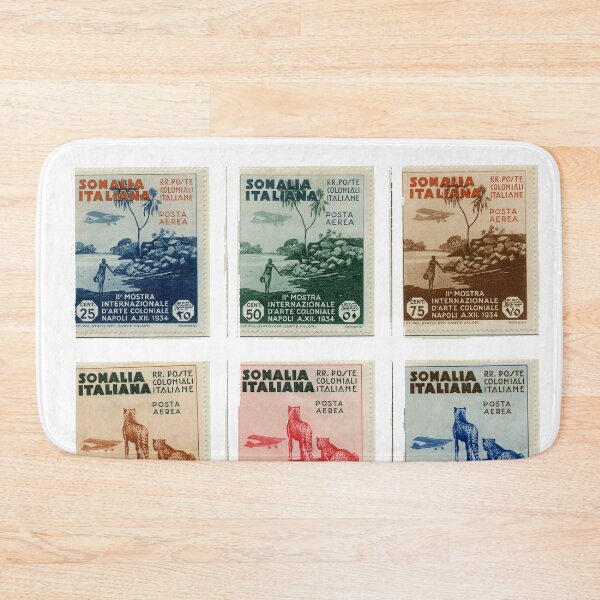 Item preview, Somalia Air Post Stamps 1934 designed and sold by VintageSomalia.