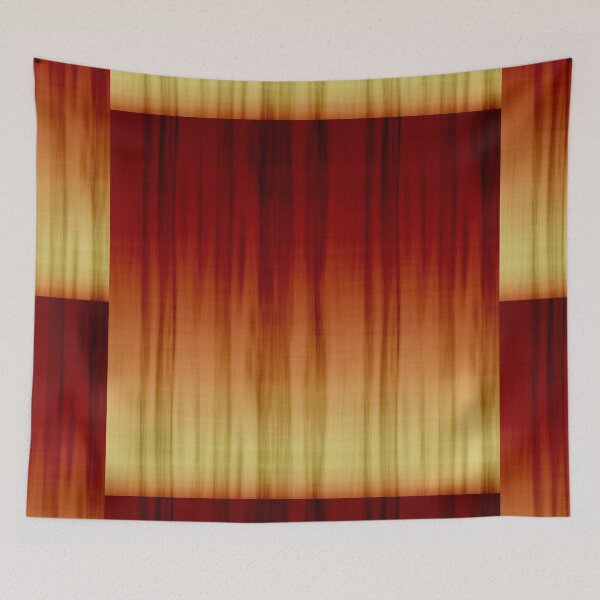 Item preview, Wood Gold Curtains Fabric Flowy Flowing Interior Design Pattern Retro Vintage  designed and sold by Shayna Westfall.