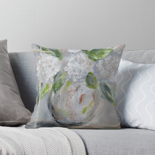 Item preview, Hydrangeas In Bloom with Cross designed and sold by praiseandpaint.